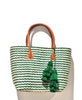 Cancun Small Sisal Basket Bag with Tassel Charm - Juniper Collective LLC
