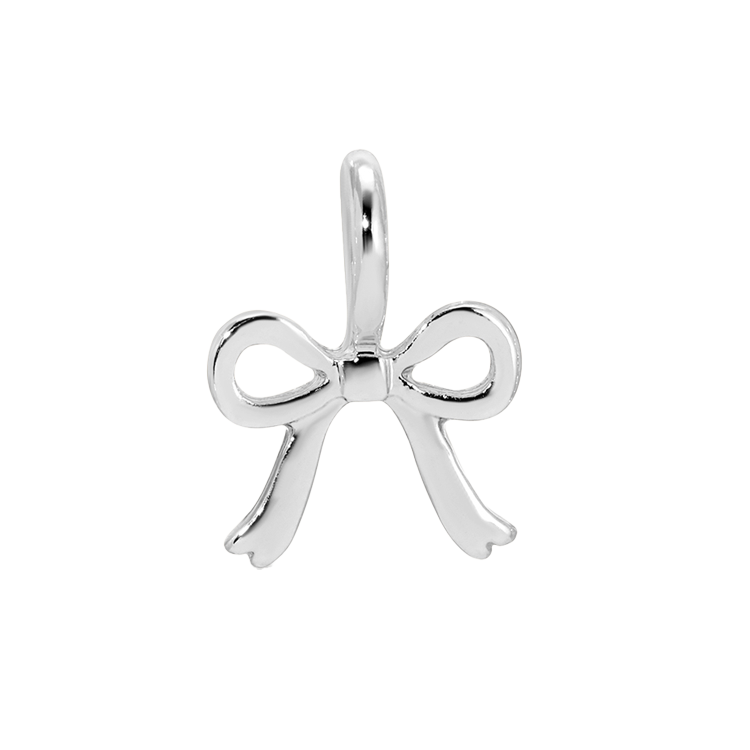 Charm Garden - Silver - Bow Charm - Juniper Collective LLC