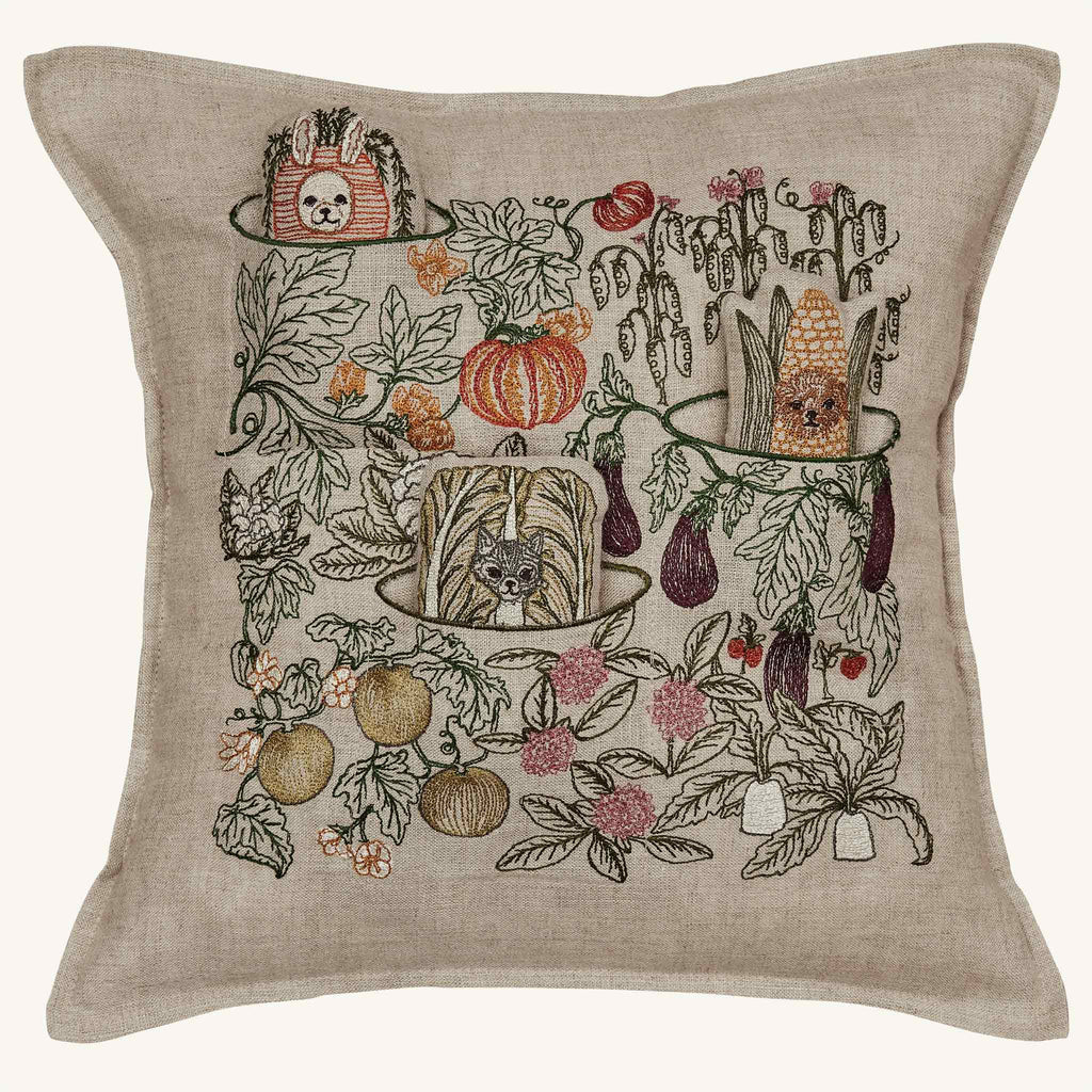 Garden Patch Pocket Pillow - Juniper Collective LLC