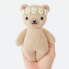 Baby honey bear (ivory floral) - Juniper Collective LLC
