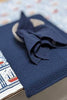 Napkins Woven Homespun Solid Navy - Juniper Collective LLC