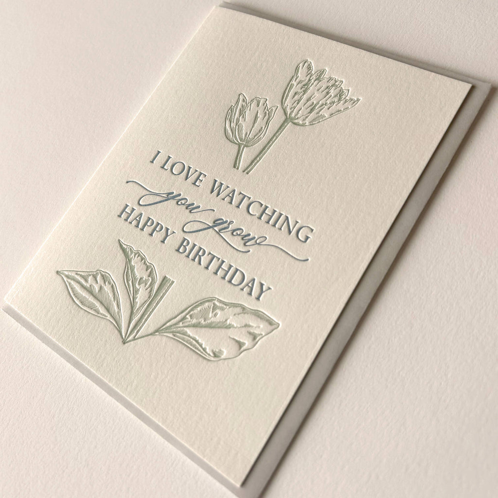 I Love Watching You Grow Happy Birthday - Juniper Collective LLC