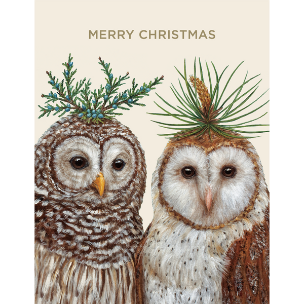 Winter Owls Card - Juniper Collective LLC
