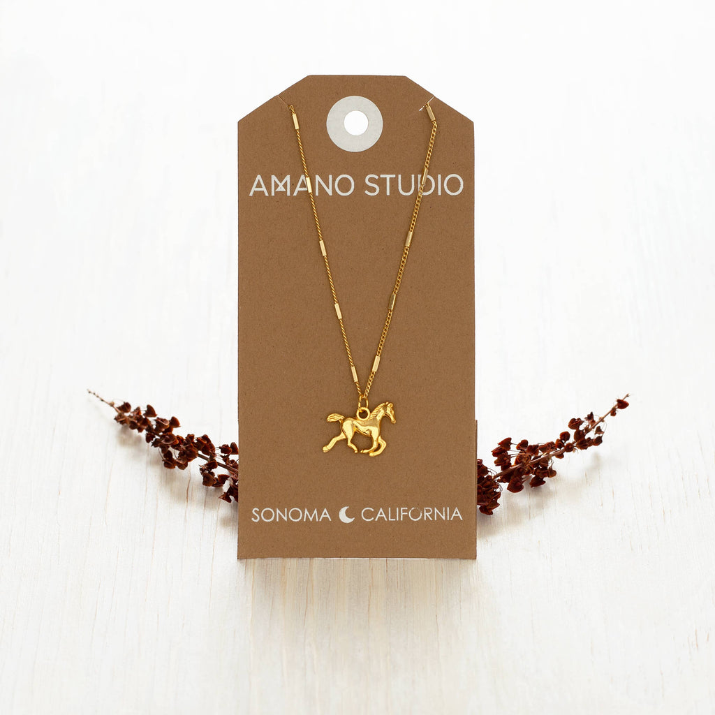 Year of the Horse Charm Necklace - Juniper Collective LLC