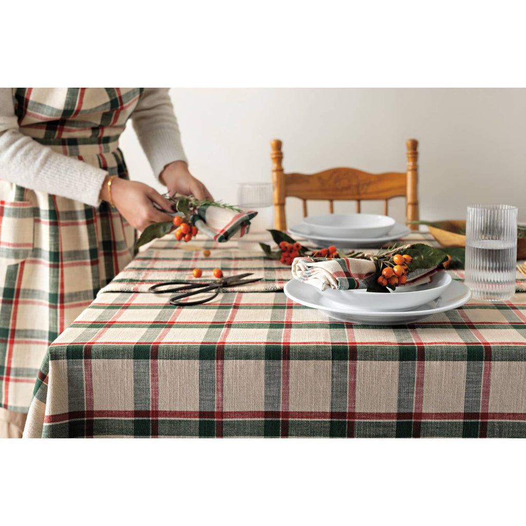 Noel Plaid Christmas Napkins Set of 4 - Juniper Collective LLC