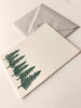 Evergreen Flat Card Pack- Letterpress - Juniper Collective LLC