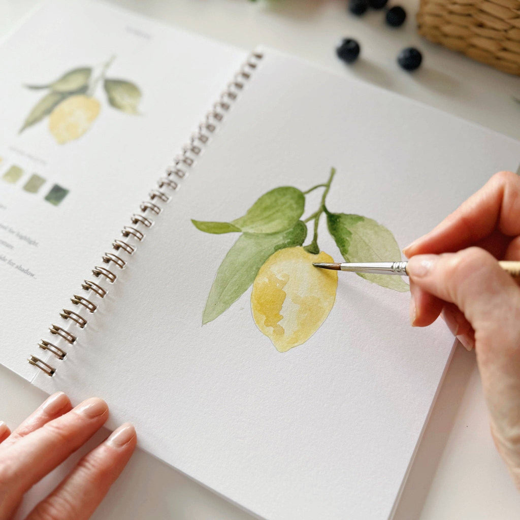 Fruit watercolor workbook - Juniper Collective LLC