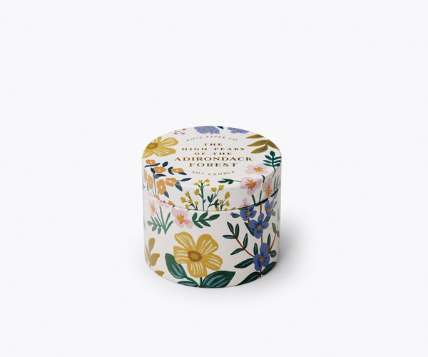 The High Peaks of the Adirondacks Forest 3 oz Tin Candle - Juniper Collective LLC