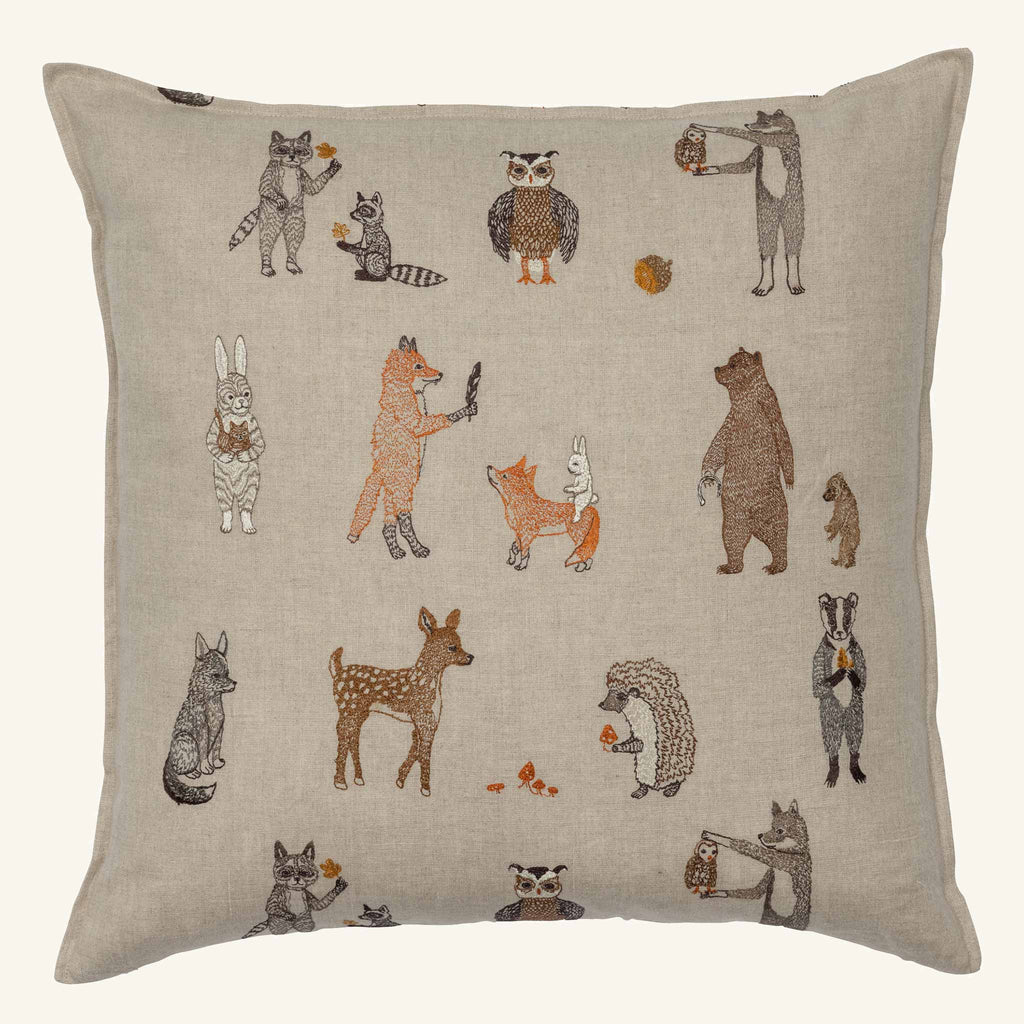 Woodland Friends Pillow - Juniper Collective LLC