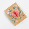 Thank You Folk Heart  Pop Up Card - Juniper Collective LLC