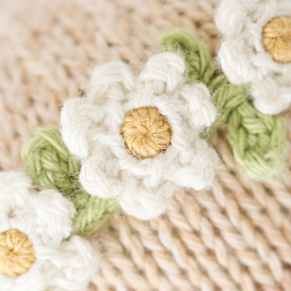Baby honey bear (ivory floral) - Juniper Collective LLC