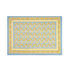French Tablecloth Citron Bleu & Yellow - Juniper Collective LLC