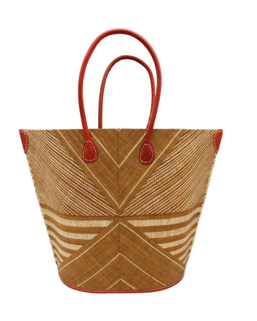 Mariposa Large Straw Tote Bag - Juniper Collective LLC