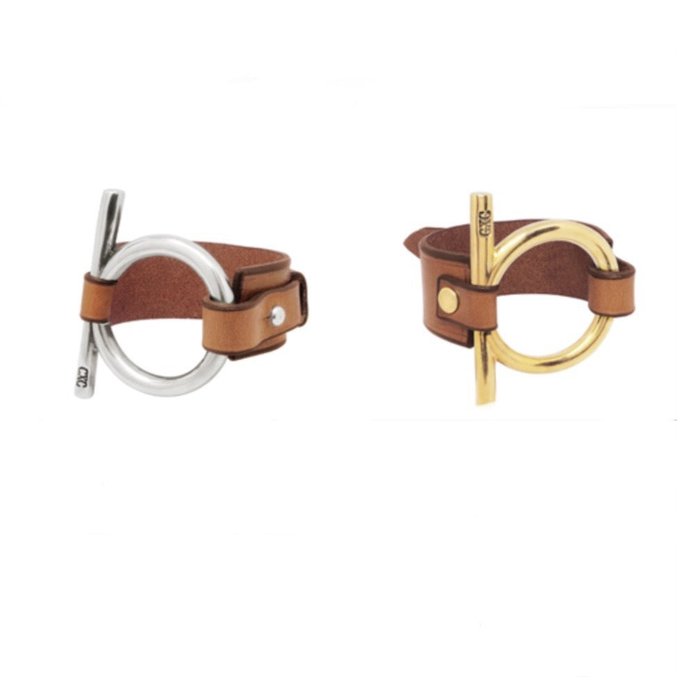 Omega Leather Bracelet - Juniper Collective LLC