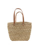 Boucle Crochet Straw Basket Bag - Juniper Collective LLC
