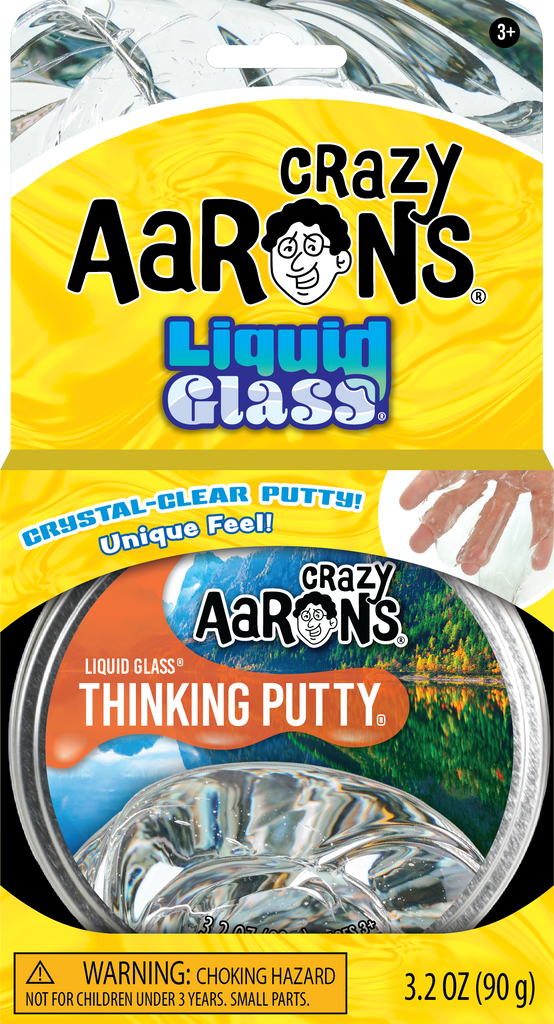 Liquid Glass - Full Size 4" Thinking Putty Tin - Juniper Collective LLC