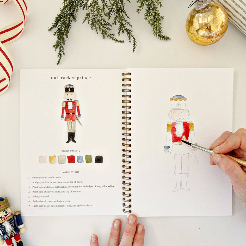 Nutcracker watercolor workbook - Juniper Collective LLC
