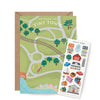 Sticker Scene Card - Tiny Town - Juniper Collective LLC