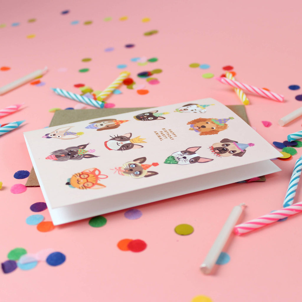Party Animals Birthday Card - Juniper Collective LLC