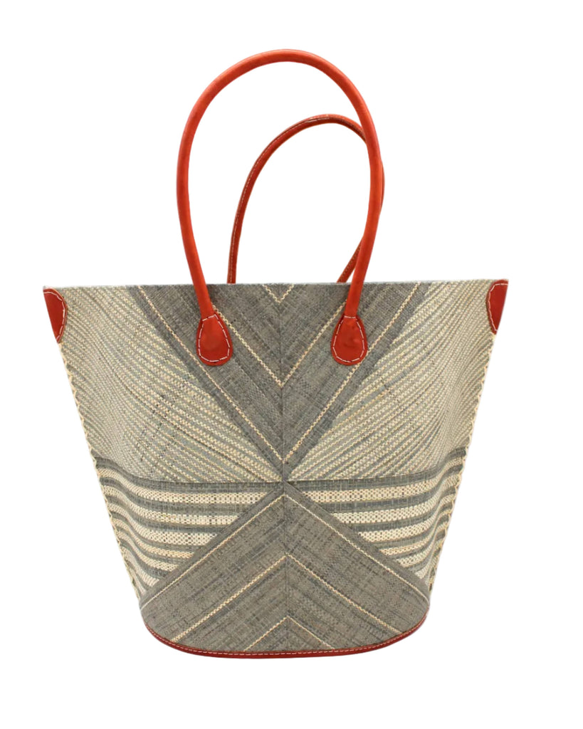 Mariposa Large Straw Tote Bag - Juniper Collective LLC