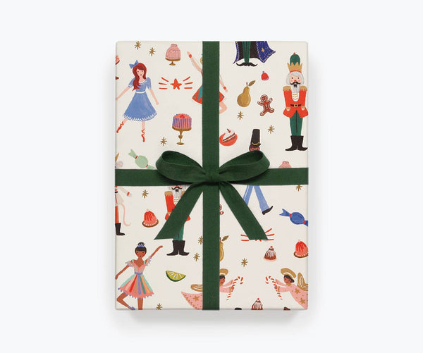 Roll of 3 Nutcracker Wrapping Sheets - Juniper Collective LLC