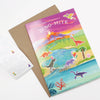 Sticker Scene Card - Dinosaur Birthday - Juniper Collective LLC