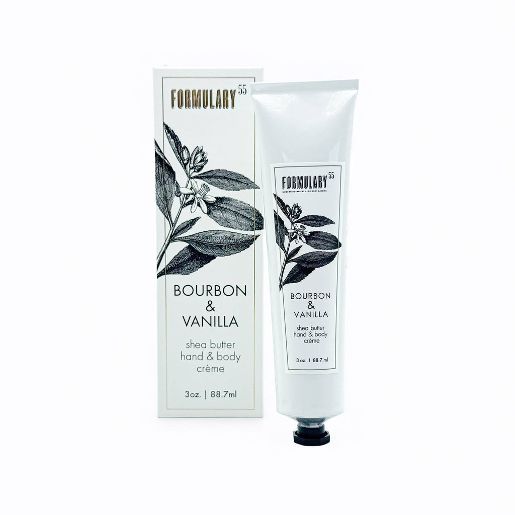 Bourbon & Vanilla - Shea Butter Hand and Body Creme Tube - Juniper Collective LLC