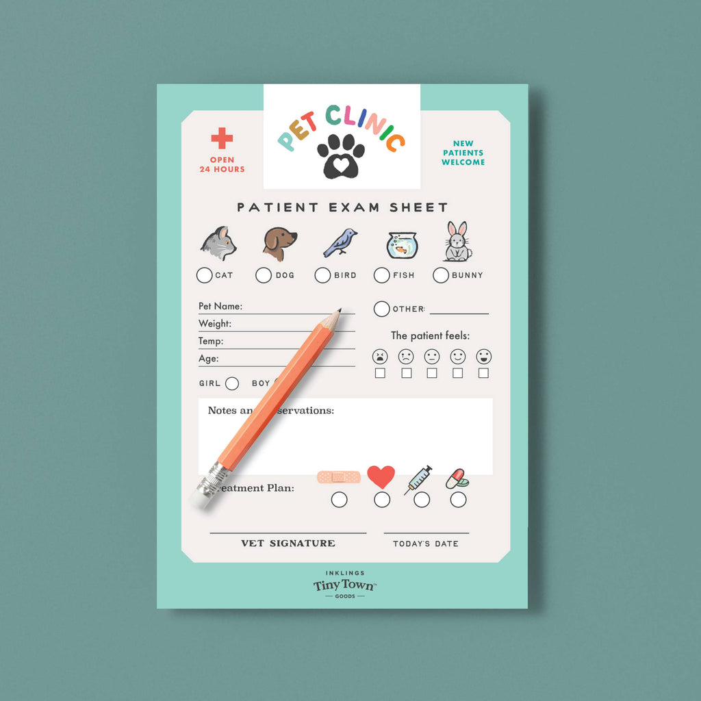 Inklings Tiny Town™ Play Notepad - Pet Clinic - Juniper Collective LLC