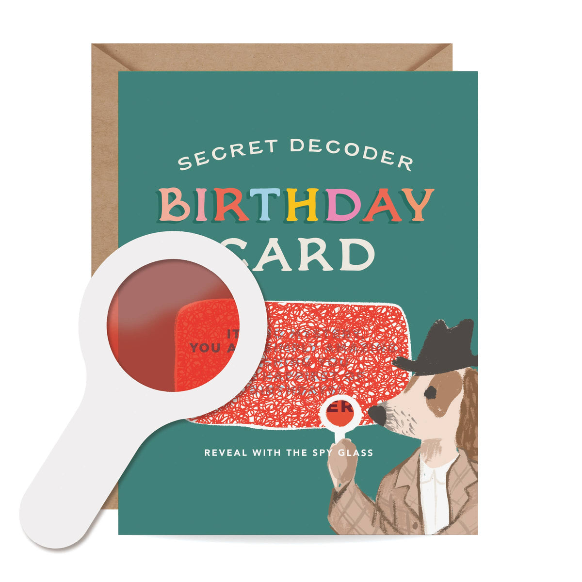 Decoder Card Merch Secret Decoder Birthday Card – Juniper Collective LLC