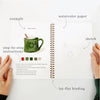Christmas watercolor workbook - Juniper Collective LLC