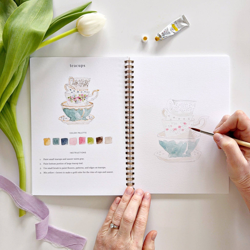 Spring watercolor workbook - Juniper Collective LLC