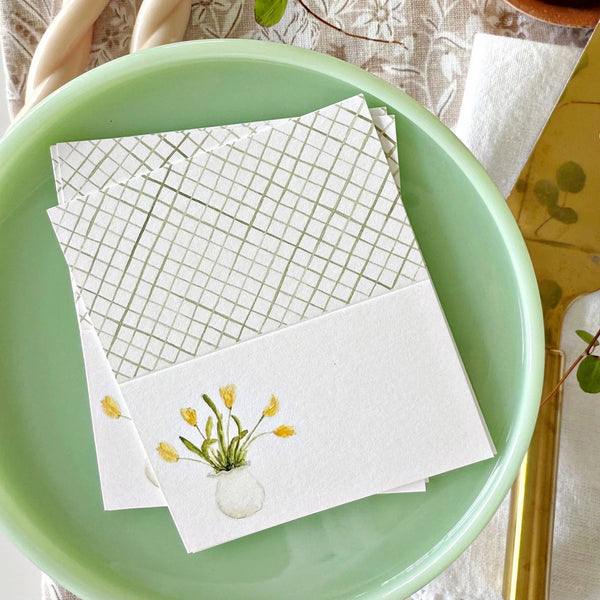 Tulips place cards - Juniper Collective LLC
