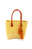 Cancun Small Sisal Basket Bag with Tassel Charm - Juniper Collective LLC