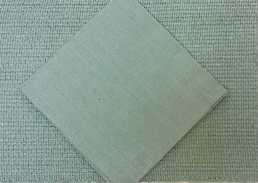 Homespun Solid Aqua Napkins - Juniper Collective LLC