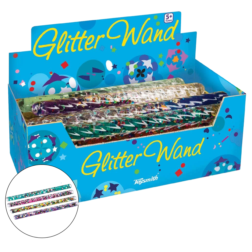 Spiral Glitter Wand, 6.5" - Juniper Collective LLC