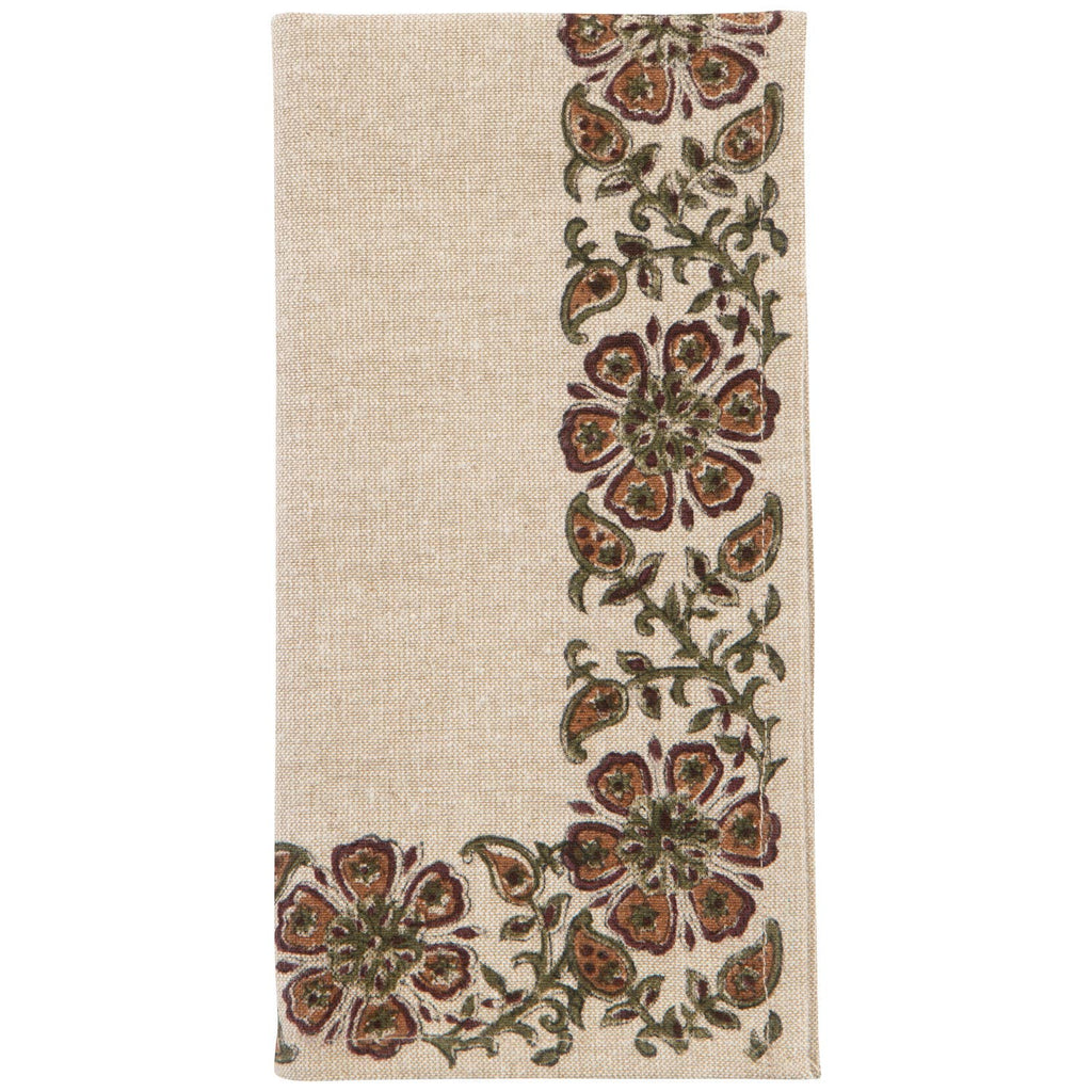 Elysian Block Print Napkins Set of 4 - Juniper Collective LLC