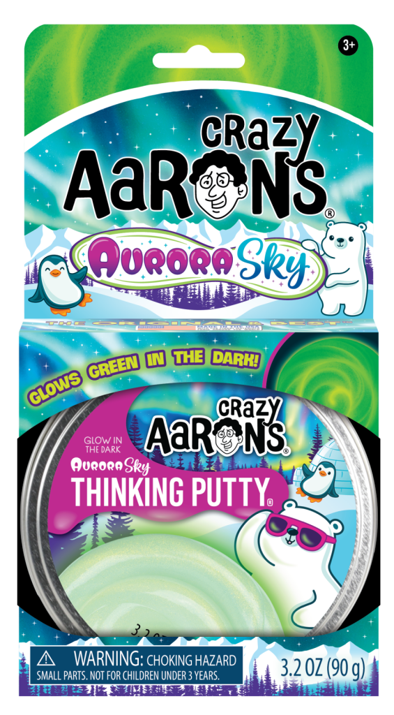 Aurora Sky - Full Size 4" Thinking Putty Tin - Juniper Collective LLC
