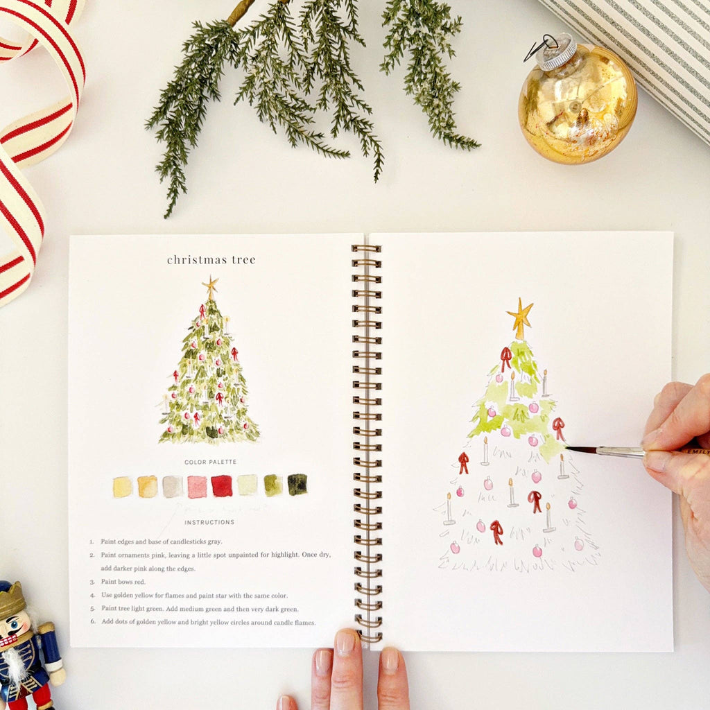 Nutcracker watercolor workbook - Juniper Collective LLC