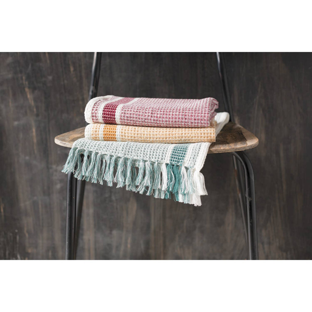 Heirloom Lagoon Soft Waffle Dishtowel - Juniper Collective LLC