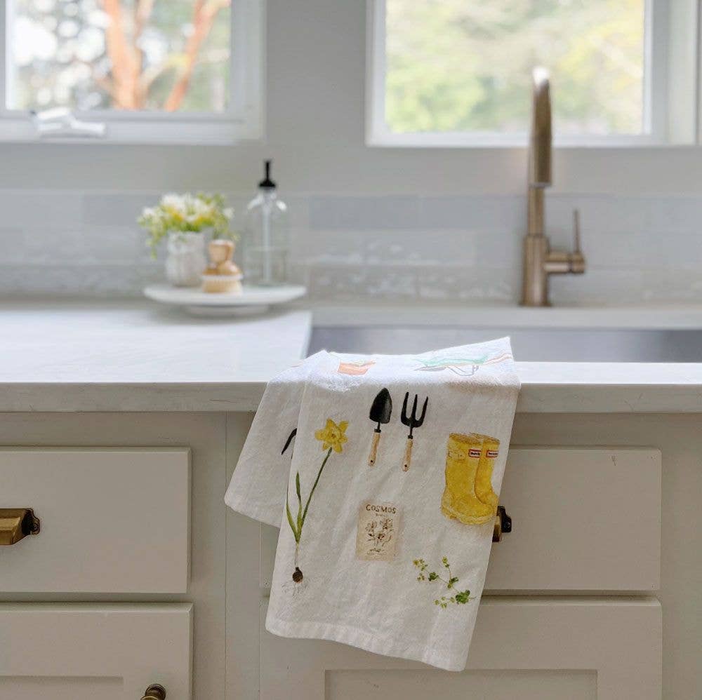 Gardening tea towel - Juniper Collective LLC