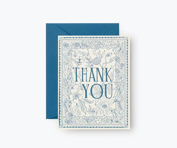 Delft Thank You Card - Juniper Collective LLC