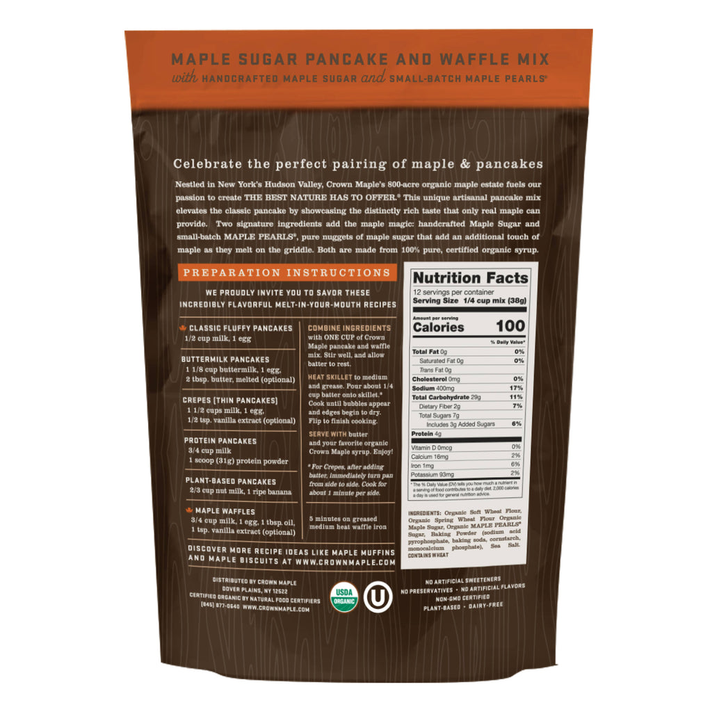 Organic Maple Sugar Pancake & Waffle Mix - Juniper Collective LLC