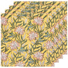 Clematis Block Print Napkins Set of 4 - Juniper Collective LLC