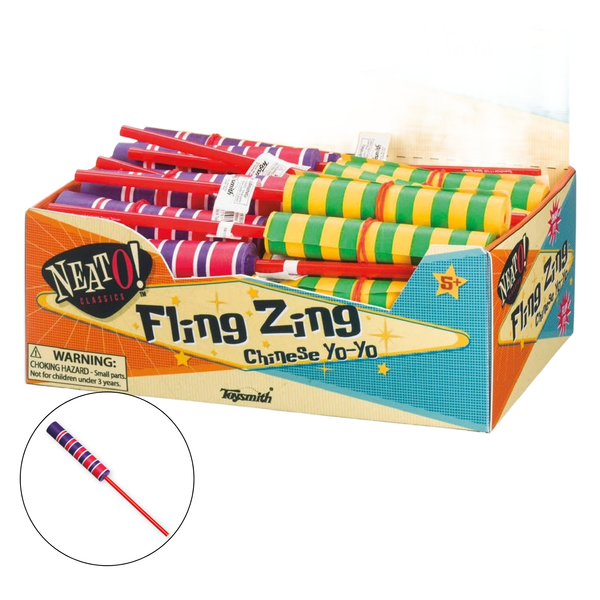Neato! Fling Zing, Stick Yo-Yo- Retro Classic, vintage toys - Juniper Collective LLC
