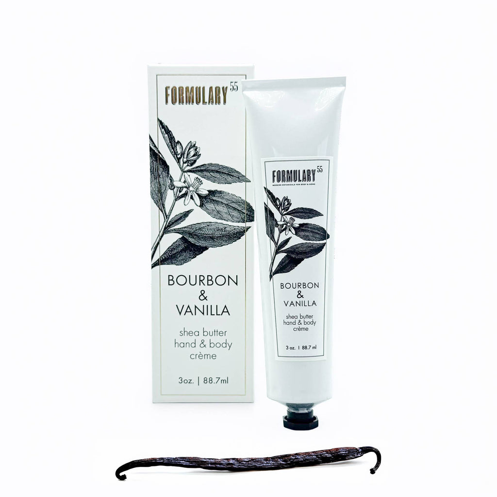 Bourbon & Vanilla - Shea Butter Hand and Body Creme Tube - Juniper Collective LLC