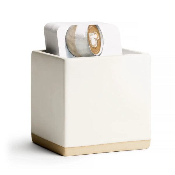Little Notes® Ceramic Holder l White - Juniper Collective LLC