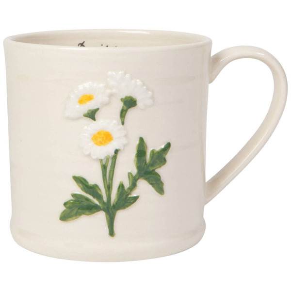 Daisy Embossed Mug - Juniper Collective LLC