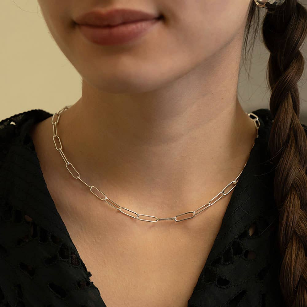 Paperclip Chain Necklace - Juniper Collective LLC