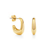 Geometric Hoop Stud Earrings - Juniper Collective LLC