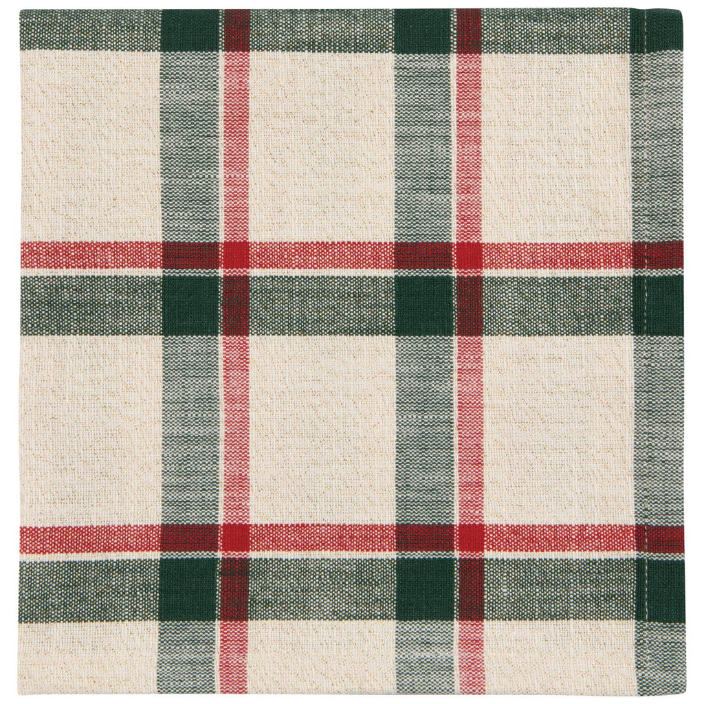 Noel Plaid Christmas Napkins Set of 4 - Juniper Collective LLC